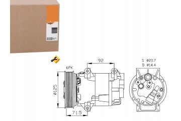 NRF 32208 Compressor air conditioning Car type cargo vans passenger cars