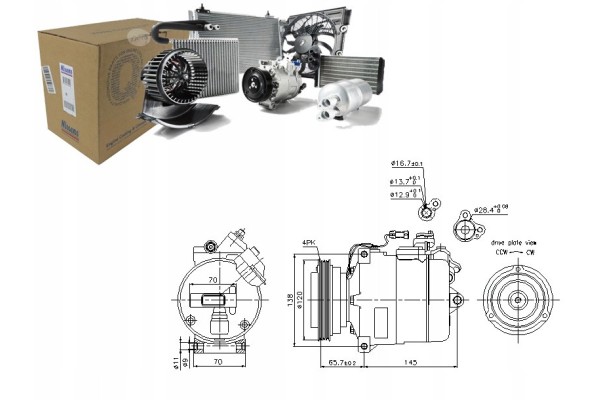 Nissens 89027 Compressor air conditioning Version European