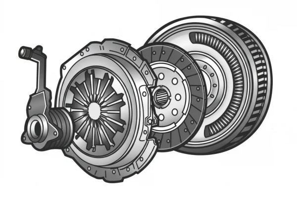 CLUTCH SET DISC FLYWHEEL SCREW PRESSURE