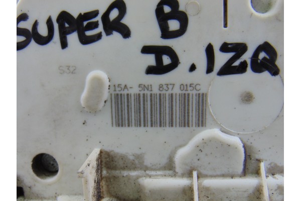 5N1837015C  CERRADURA PUERTA DELANTERA IZQUIERDA SKODA SUPERB COMBI (3T5) Elegance 2011 5N1837015C 194405 SKODA - 2