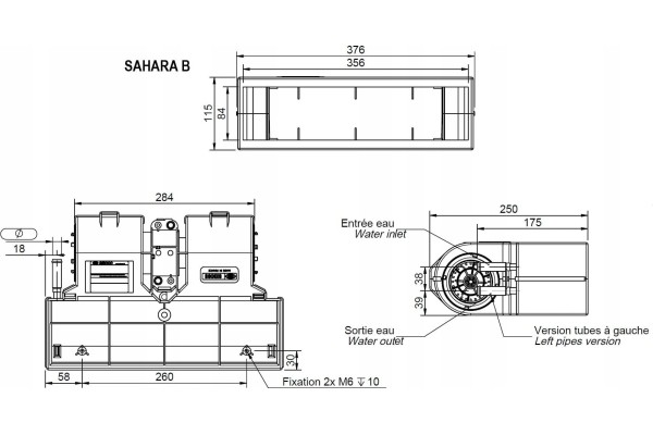 Water heater Sahara B 24V 7 9kW Part manufacturer Siroco
