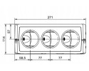 UNIVERSAL ADDITIONAL WATER HEATER 12V 6KW Catalog number of the part 01606706