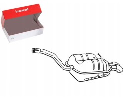 EXHAUST SILENCER REAR SKODA OCTAVIA II VW GOLF V JETTA III