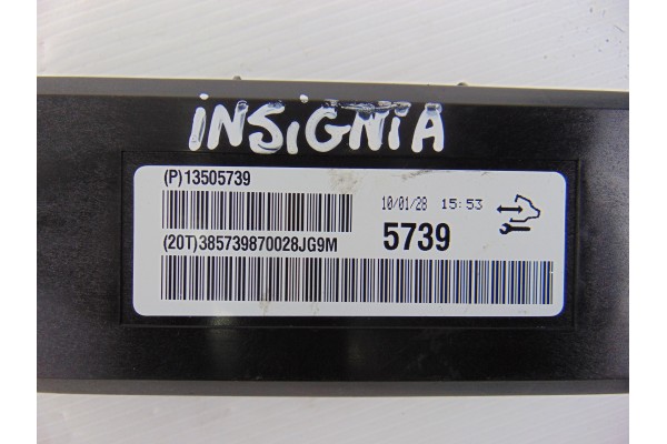 13505739 CAJA RELES / FUSIBLES OPEL INSIGNIA BERLINA