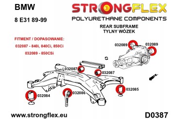 Complete suspension kit BMW 8 I 90 99 E31 Car type passenger cars
