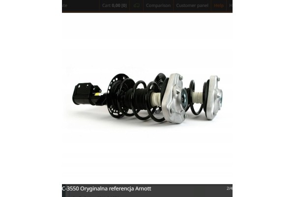SET OF SPRINGS AND SHOCK ABSORBERS MERCEDES Catalog number of the part C 3550