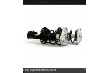 SET OF SPRINGS AND SHOCK ABSORBERS MERCEDES Catalog number of the part C 3550
