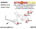 Subaru Forester I 97 02 SF II 02 08 SG Rear Bushing Kit Part manufacturer Strongflex