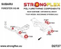 Subaru Forester I 97 02 SF II 02 08 SG Rear Bushing Kit Catalog number of the part 276252B