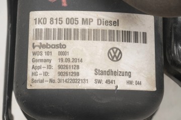 Calefactor estacionario Webasto para Skoda Superb 1K0815005MP 9026129B