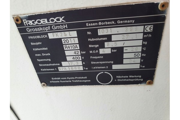 Frigoblock FK25L refrigeration unit Carrier Version European