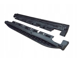 Car thresholds for Mercedes GLC X253 2015 2022 black matt