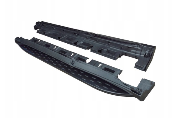 Car thresholds for Mercedes GLC X253 2015 2022 black matt