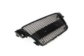 GRILL AUDI A5 8T 07 12 RS5 DESIGN HALOGEN GRILLE BLACK GLOSS Color black