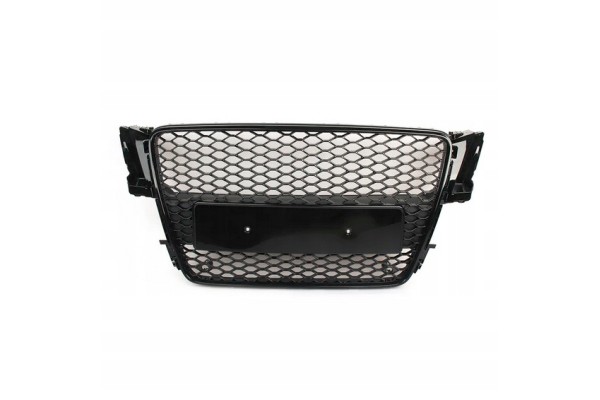 GRILL AUDI A5 8T 07 12 RS5 DESIGN HALOGEN GRILLE BLACK GLOSS Catalog number of the part A5 WDK 011