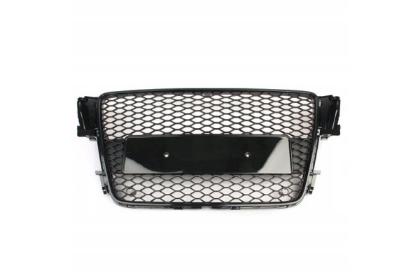 GRILL AUDI A5 8T 07 12 RS5 DESIGN HALOGEN GRILLE BLACK GLOSS Part manufacturer no brand