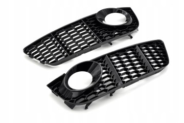 GRILL AUDI A5 8T 07 12 RS5 DESIGN HALOGEN GRILLE BLACK GLOSS Quality of parts according to GVO P replacement with original quali