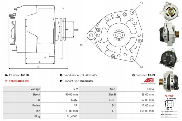 New Alternator TOYOTA TUNDRA Pickup _K5_ _K6_ 4 7 UCK50_ UCK51_ UCK5 Catalog number of substitutes AD KUHNER 554064RI AS PL ACH9