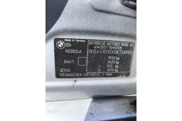 COMPLETE ENGINE IN THE CAR BMW E90 2 5 N52B25A Part manufacturer BMW OE