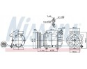 COMPRESSOR AIR CONDITIONING COMPRESSOR 89332 NISSENS Quality of parts according to GVO Q original with factory logo OEM OES