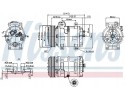 COMPRESSOR AIR CONDITIONING COMPRESSOR 89317 NISSENS Car type passenger cars
