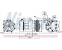 Compressor air conditioning NISSENS 89044 Part manufacturer Nissens