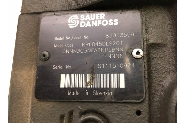 83013559 IVECO Hydraulic pump Catalog number of the original 83013559 KRL045DLS201 S111510924 KR L 045D LS 20 1