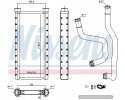 Heat exchanger interior heating NISSENS 707183 Part manufacturer Nissens