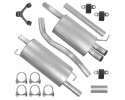 Muffler set VW T5 5V 03 15 1 9 TDI BUS LWB