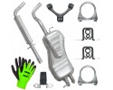 Silencer set for Audi A3 8L 96 03 1 8 Hatchback