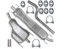 Set Silencer Opel Astra H III 3 1 6 1 8 HTB GTC