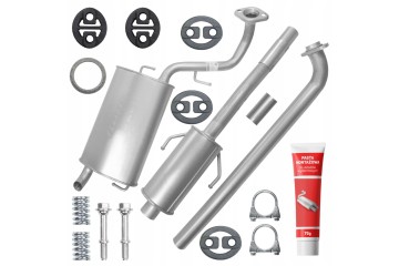 Muffler Set Toyota Corolla Verso 3 III 1 6 1 8 2004 2009 Hatchback