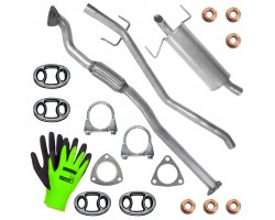 Set of silencers Opel Astra 3 III H 1 9 CDTI Kombi 04 09