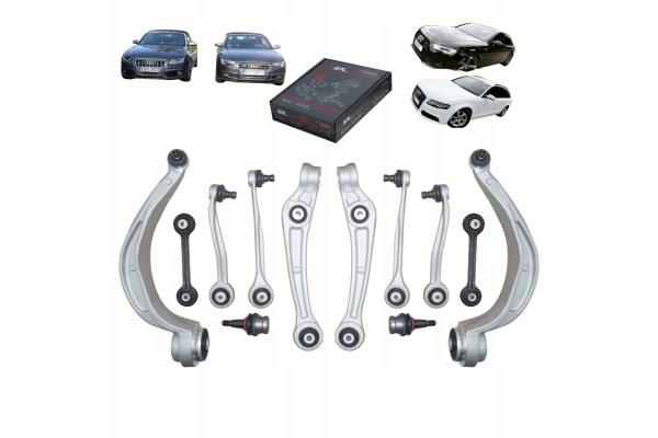 CONTROL ARM AUDI A4 2009 A5 2005 2017 SET FRONT SCREW CONNECTORS PLASTIC Catalog number of the part 8K0498998 KOMPLET