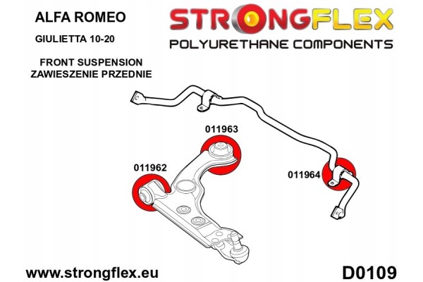 016251B Complete Strongflex suspension kit Part manufacturer Strongflex