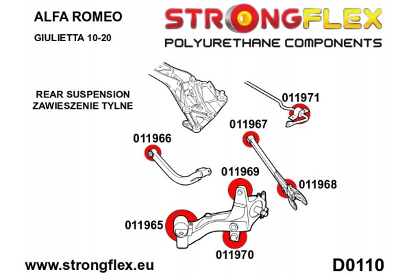 016251B Complete Strongflex suspension kit Catalog number of the part 016251B