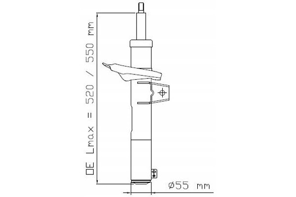 SHOCK ABSORBERS FRONT KYB 3358015 SET OF 2 AUDI VW SEAT SKODA FORD Part manufacturer KYB
