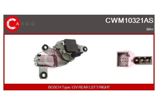 WIPER MOTOR REAR CASCO CWM10321AS Part manufacturer Casco