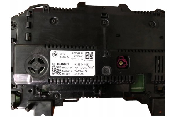 BMW G14 COUNTER CLOCKS LED LIVE 8723300 Part manufacturer BMW OE