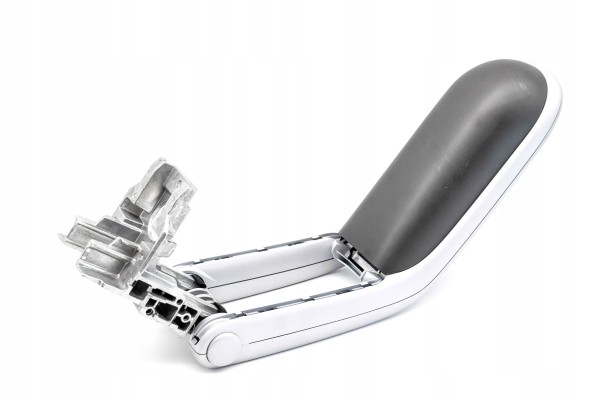 Decorative center armrest silver front MINI R50 R52 R53