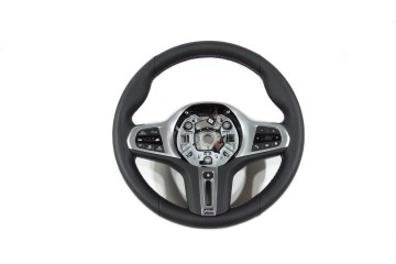 BMW i4 G26 GRAN COUPE M50 STEERING WHEEL M PACKAGE MULLED LEATHER 3230 9882676