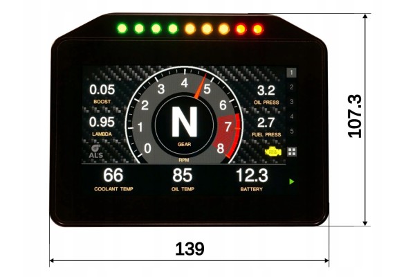 DASH 5 RWD Power Display CAN