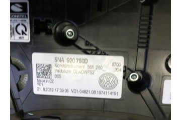 VOLKSWAGEN TIGUAN II SPEEDOMETER COUNTER 5NA920750D Part manufacturer Volkswagen OE