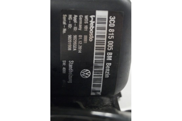 VW PASSAT CC WEBASTO PETROL 3C0815005BM HEATING Packaging status no packaging