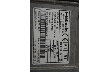 VW PASSAT CC WEBASTO PETROL 3C0815005BM HEATING Part manufacturer Volkswagen OE