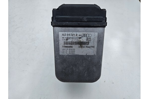 Webasto Thermo Top C Audi Q7 4L 4L0815071D NEW Quality of parts according to GVO O original with manufacturer s logo OE