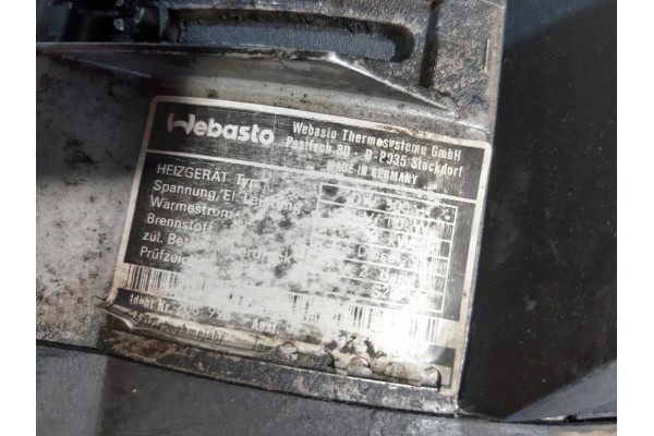 WEBASTO DW 300 PARKING HEATER Part manufacturer Webasto