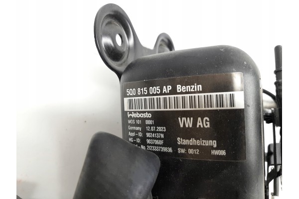 Audi Q2 2017 Webasto 5Q0815005AP parking heater Part manufacturer Webasto