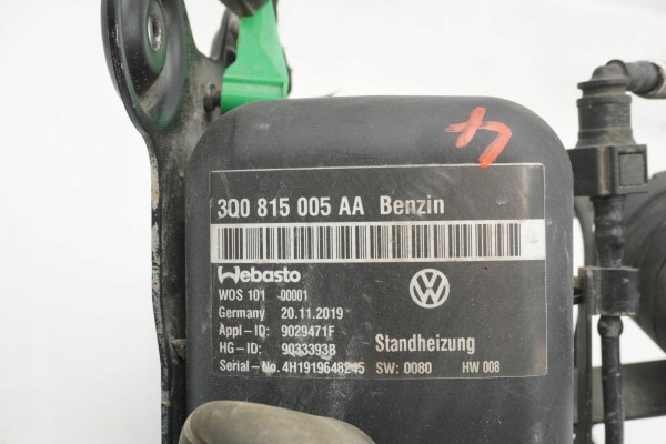 Calefactor estacionario WEBASTO para VW PASSAT B8 3Q0815005AA