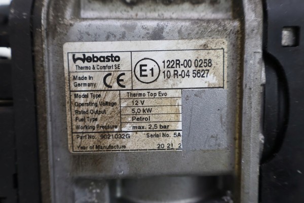 Calefactor estacionario Webasto para Toyota RAV4 IV 2.5 Hybrid